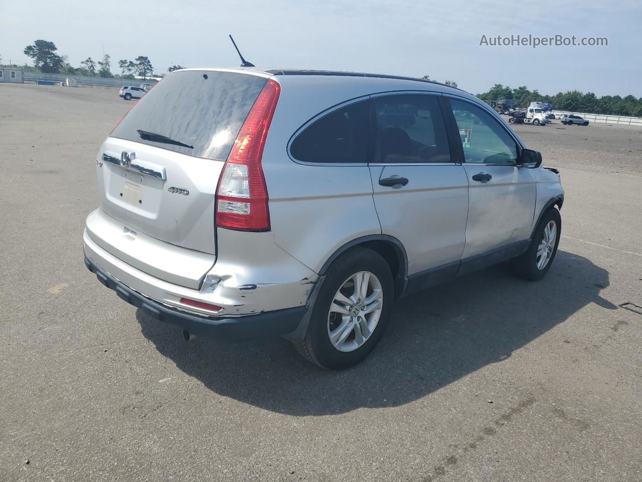 2010 Honda Cr-v Ex Silver vin: 5J6RE4H52AL052370