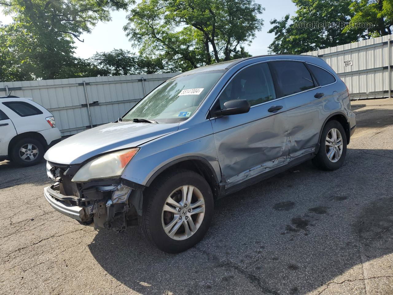 2010 Honda Cr-v Ex Gray vin: 5J6RE4H52AL058718