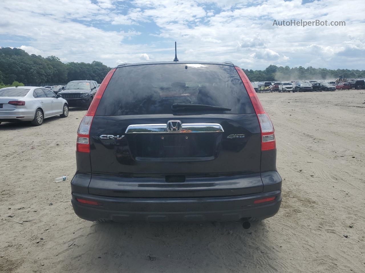 2010 Honda Cr-v Ex Black vin: 5J6RE4H53AL019636