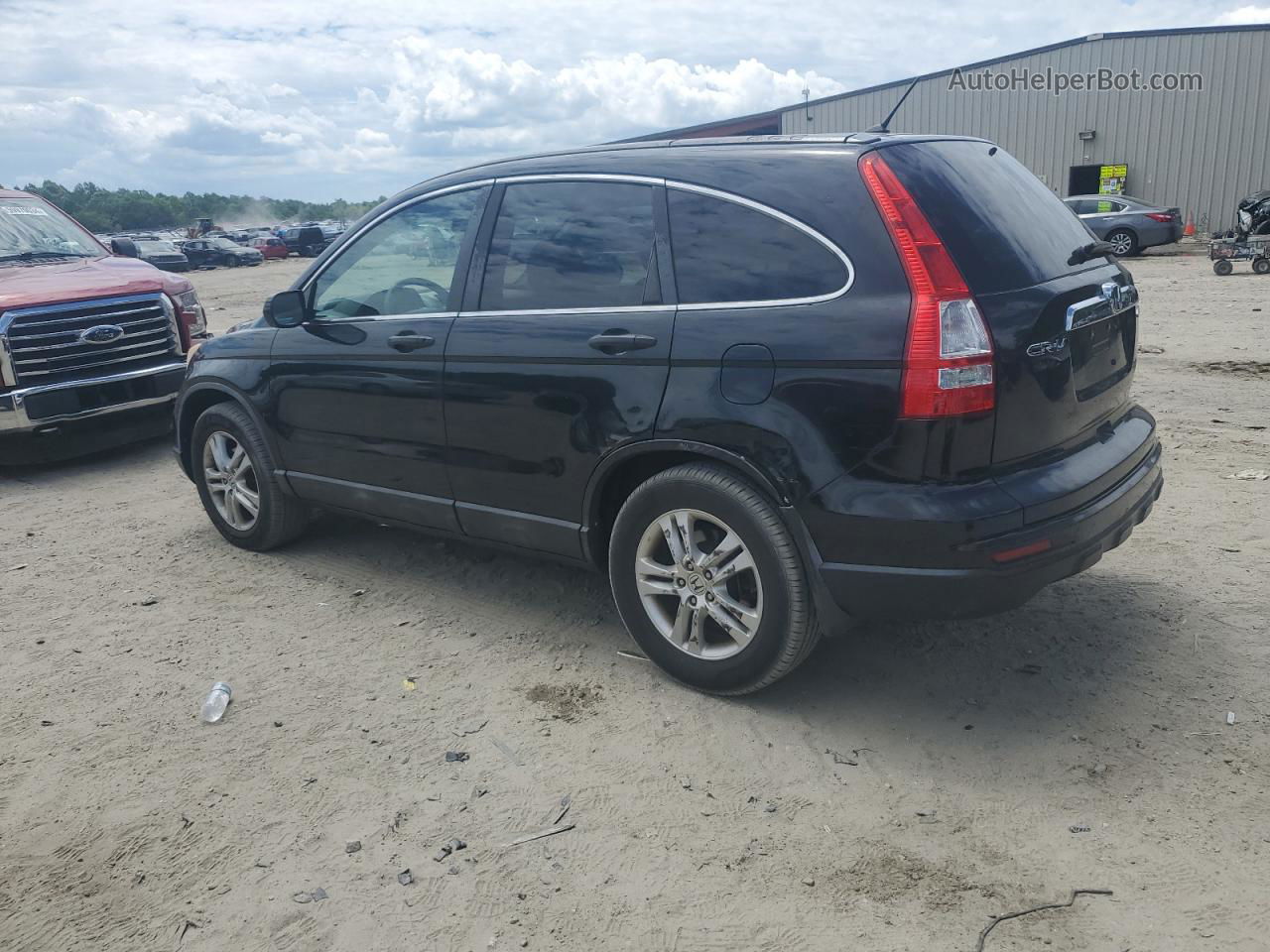 2010 Honda Cr-v Ex Black vin: 5J6RE4H53AL019636