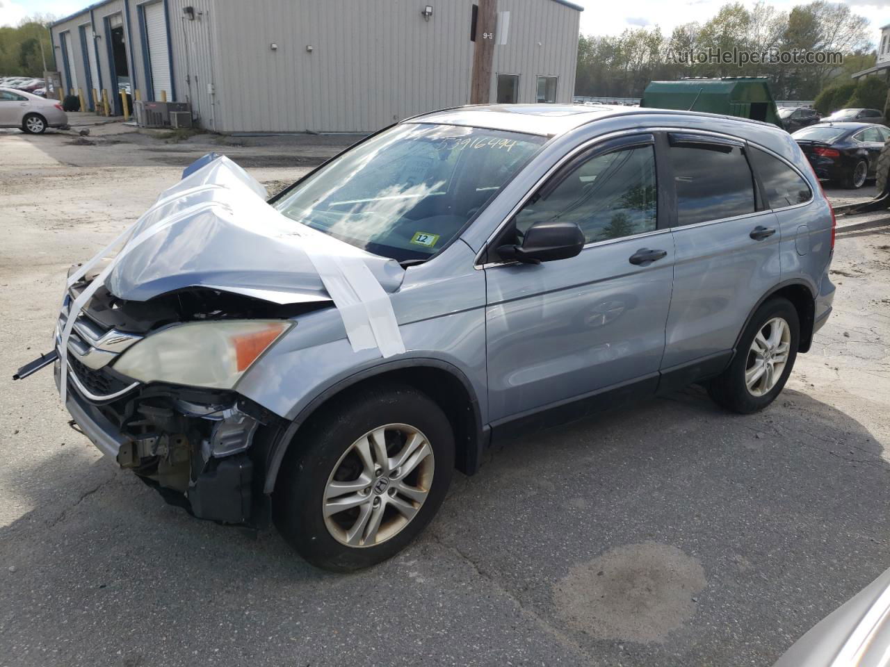 2010 Honda Cr-v Ex Silver vin: 5J6RE4H53AL044553