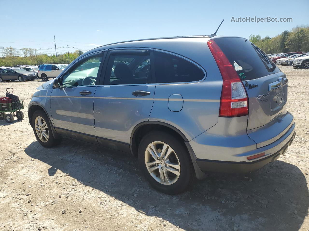 2010 Honda Cr-v Ex Silver vin: 5J6RE4H53AL044553