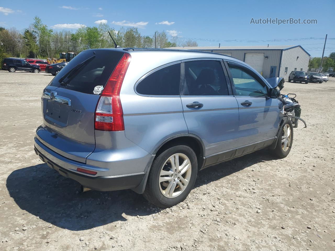 2010 Honda Cr-v Ex Silver vin: 5J6RE4H53AL044553