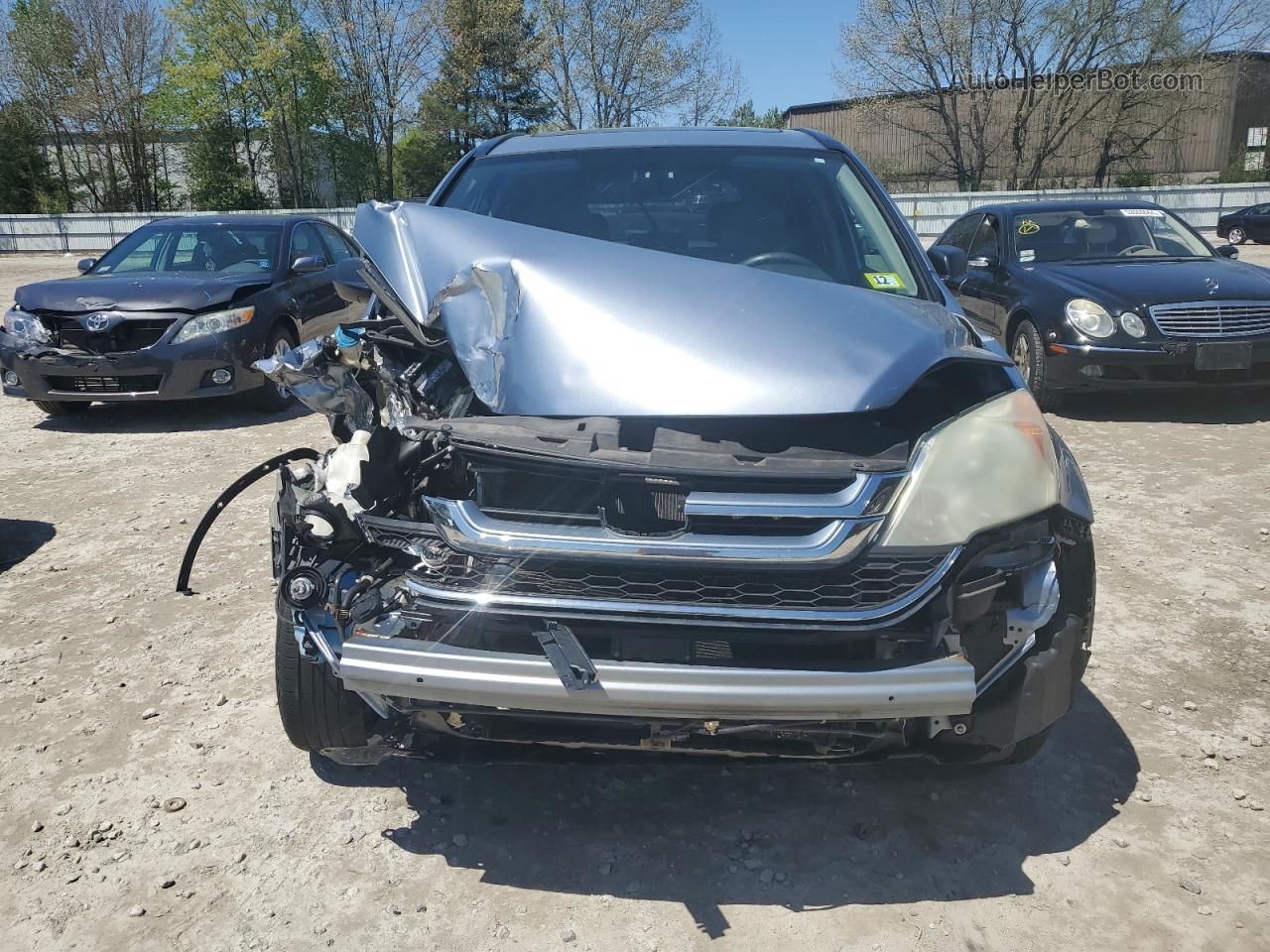 2010 Honda Cr-v Ex Silver vin: 5J6RE4H53AL044553