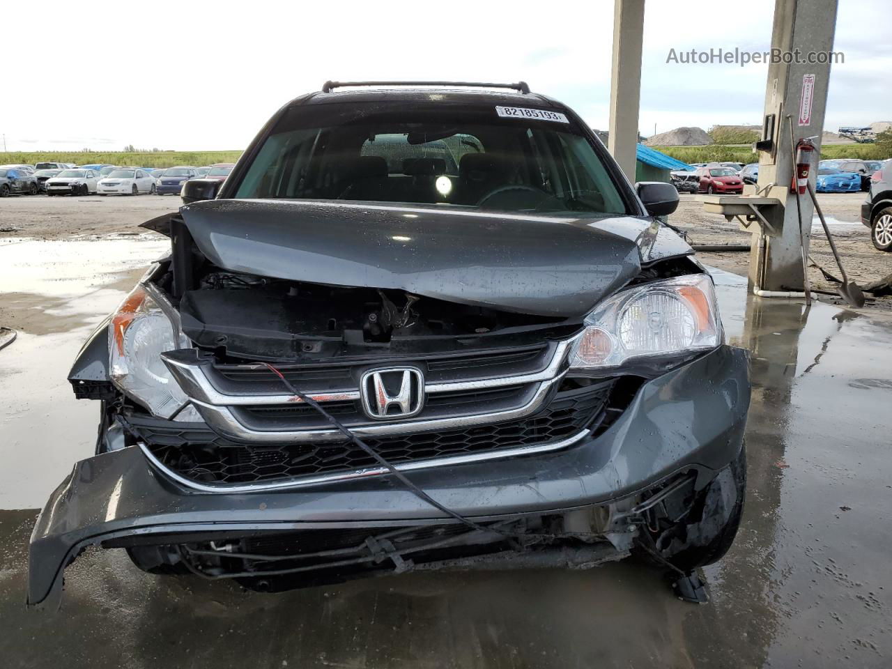 2010 Honda Cr-v Ex Gray vin: 5J6RE4H53AL083336