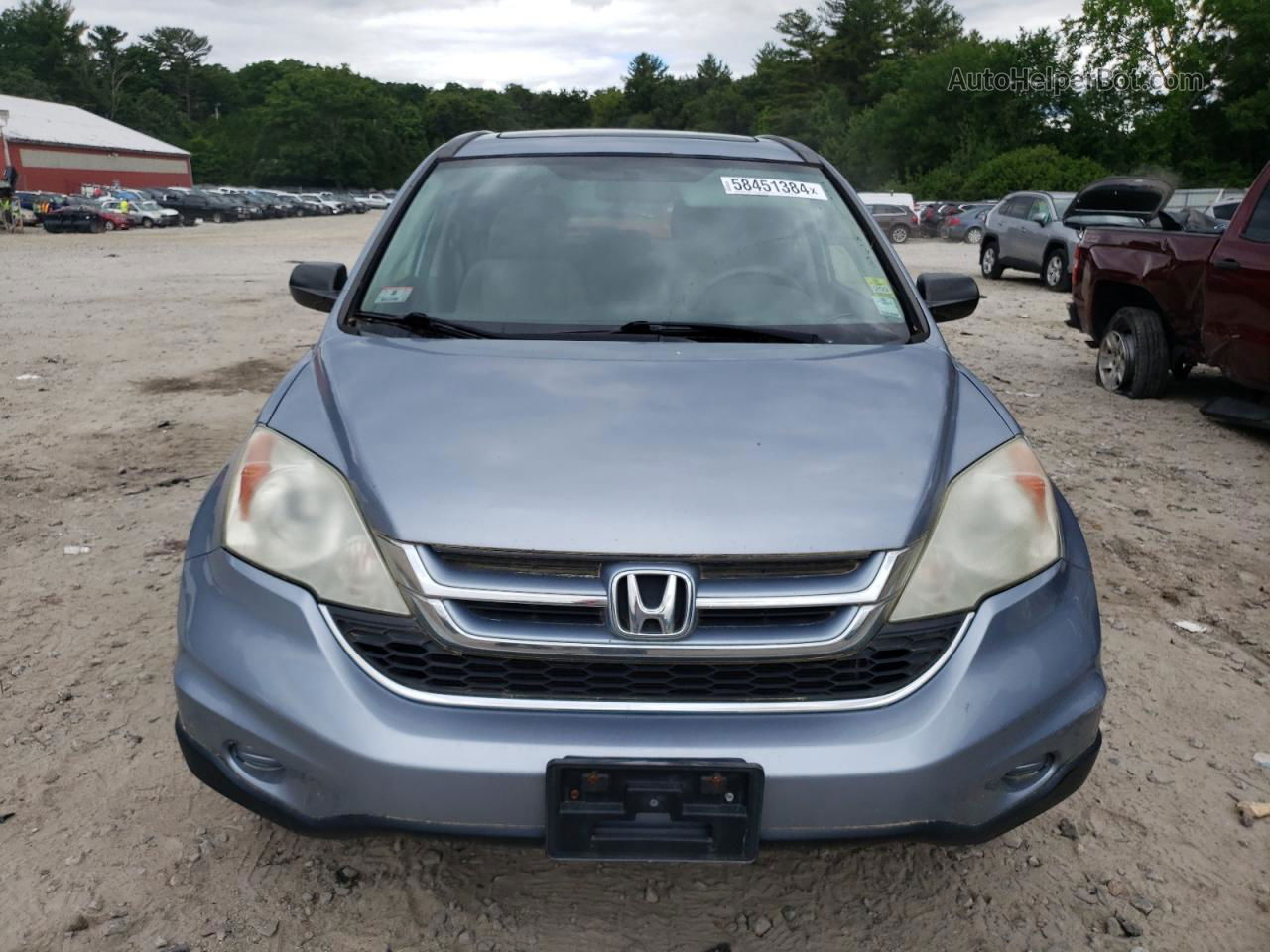 2010 Honda Cr-v Ex Blue vin: 5J6RE4H54AL042603