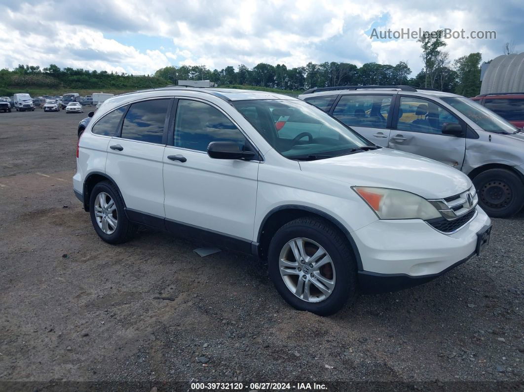 2010 Honda Cr-v Ex Белый vin: 5J6RE4H54AL051561