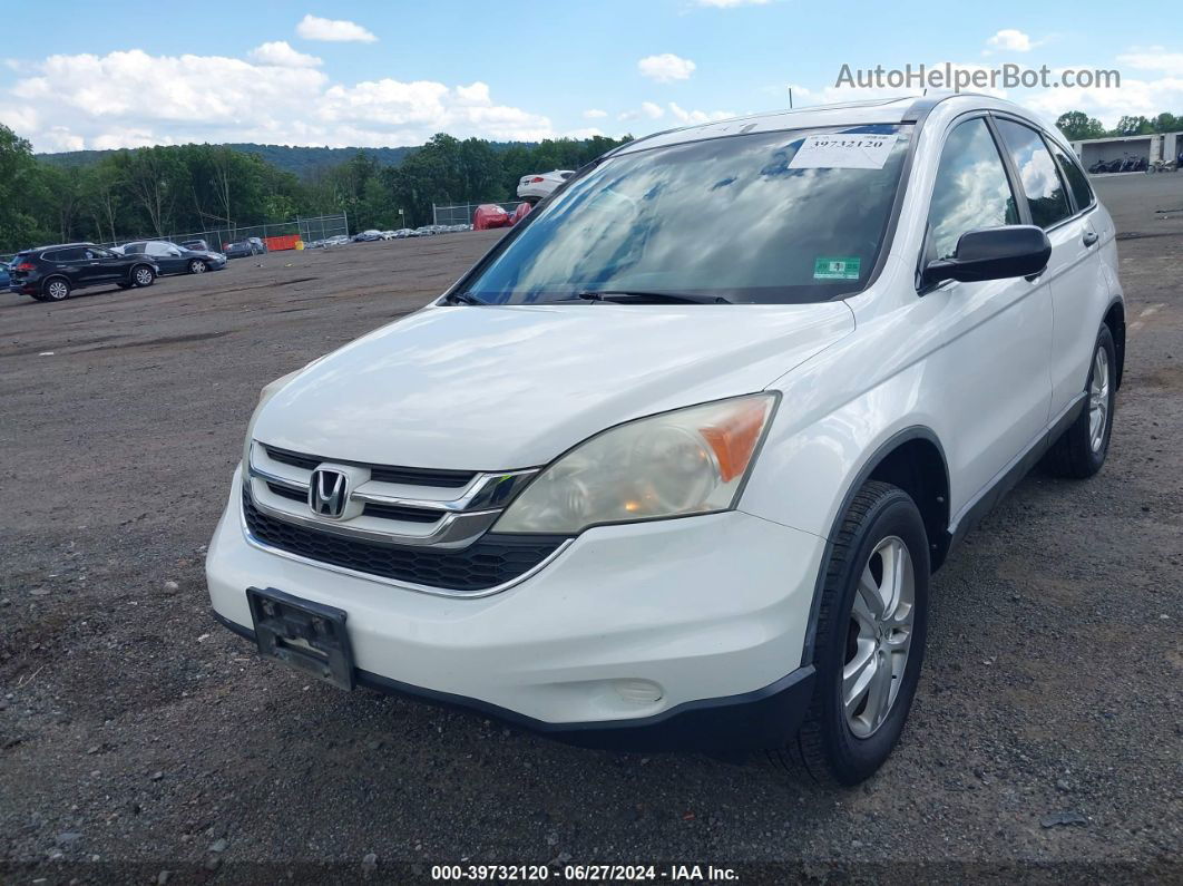 2010 Honda Cr-v Ex White vin: 5J6RE4H54AL051561