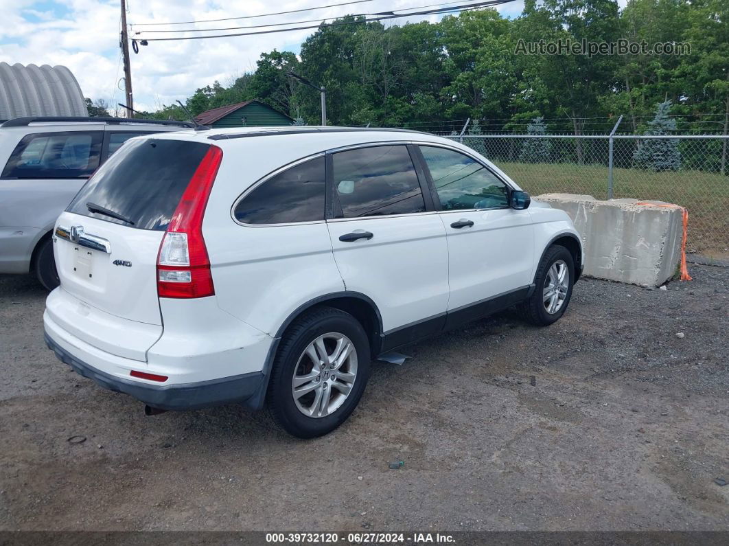 2010 Honda Cr-v Ex White vin: 5J6RE4H54AL051561