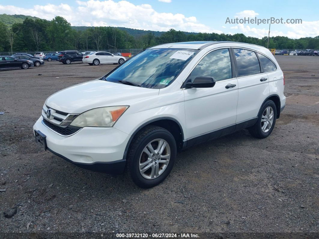 2010 Honda Cr-v Ex Белый vin: 5J6RE4H54AL051561