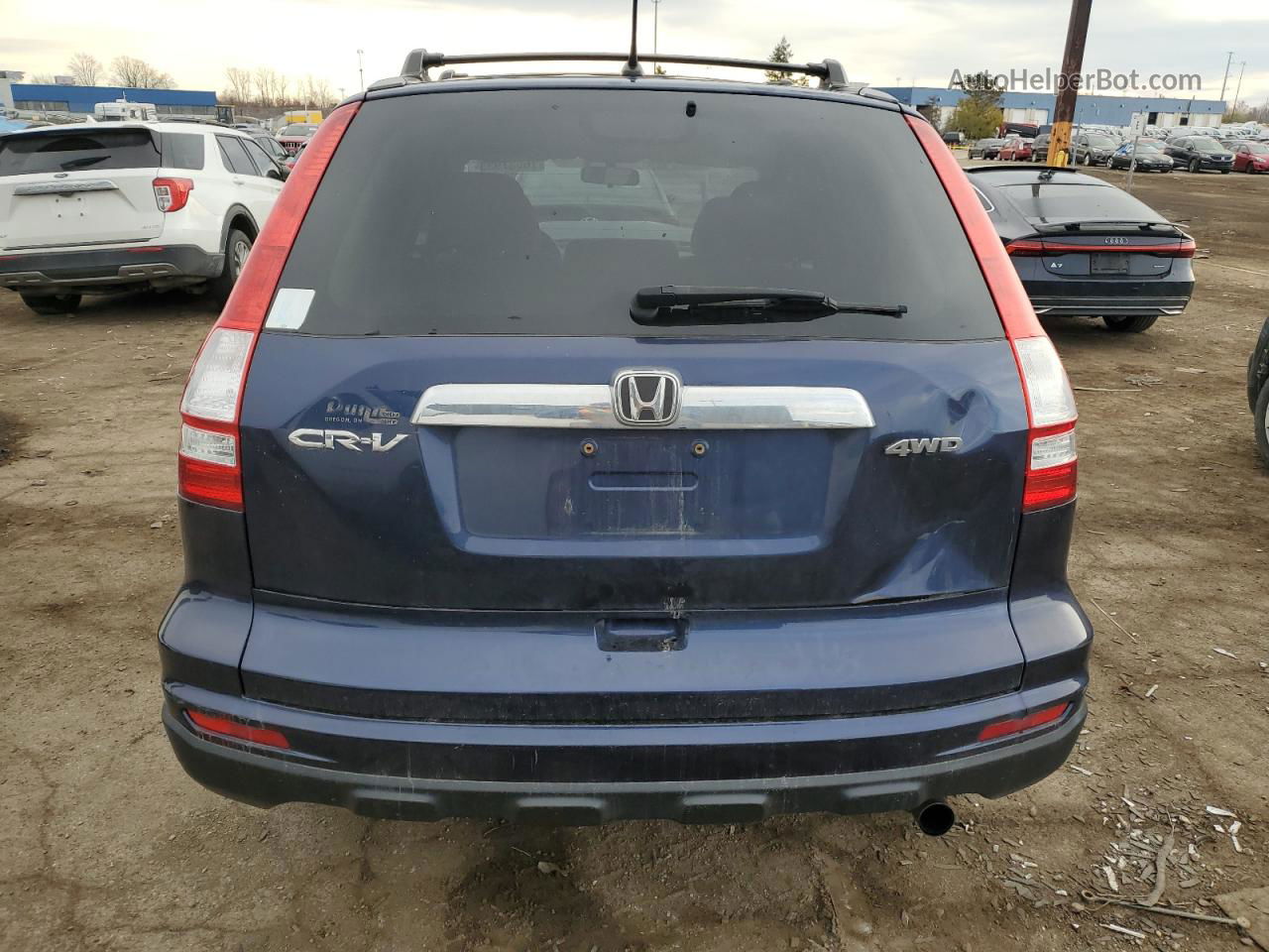 2010 Honda Cr-v Ex Blue vin: 5J6RE4H55AL013241