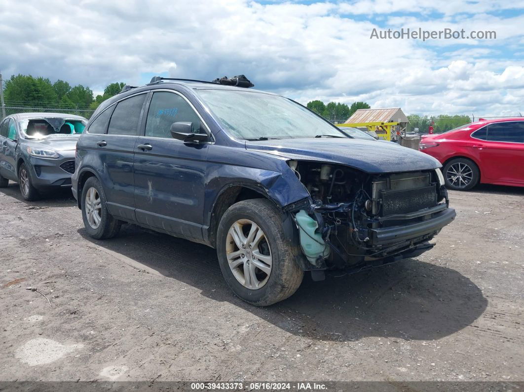 2010 Honda Cr-v Ex Синий vin: 5J6RE4H55AL025289