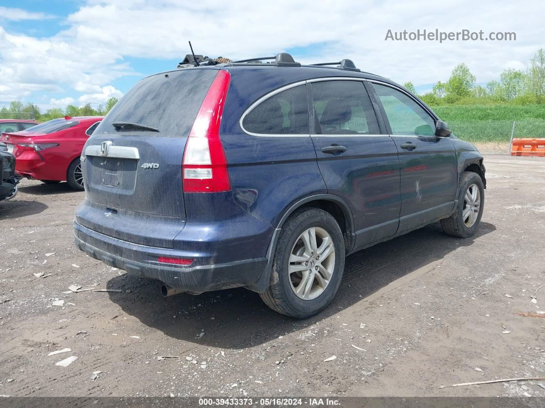 2010 Honda Cr-v Ex Синий vin: 5J6RE4H55AL025289