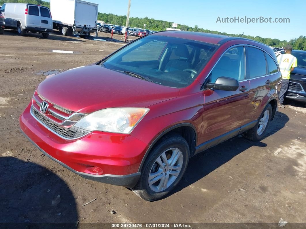 2010 Honda Cr-v Ex Red vin: 5J6RE4H55AL027365