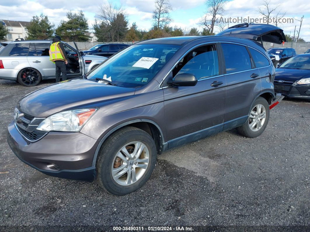 2010 Honda Cr-v Ex Dark Brown vin: 5J6RE4H55AL074363