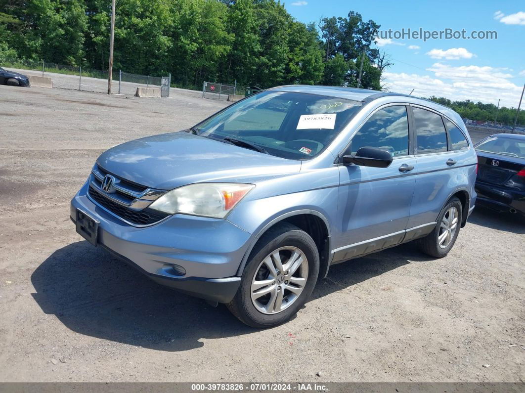 2010 Honda Cr-v Ex Light Blue vin: 5J6RE4H55AL079868