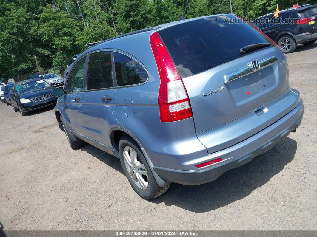 2010 Honda Cr-v Ex Light Blue vin: 5J6RE4H55AL079868