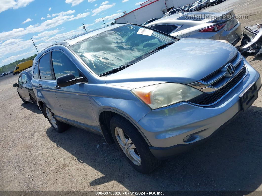 2010 Honda Cr-v Ex Light Blue vin: 5J6RE4H55AL079868