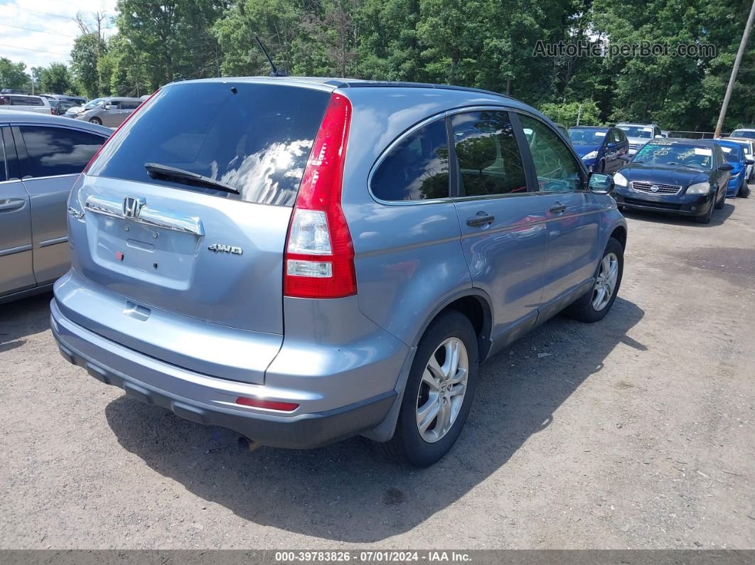 2010 Honda Cr-v Ex Light Blue vin: 5J6RE4H55AL079868