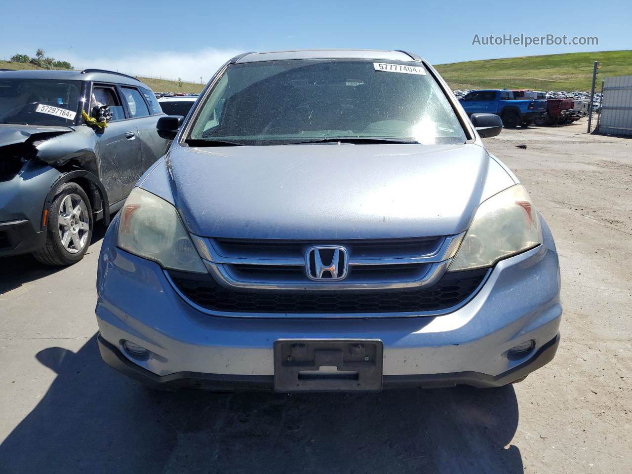 2010 Honda Cr-v Ex Blue vin: 5J6RE4H56AL057040