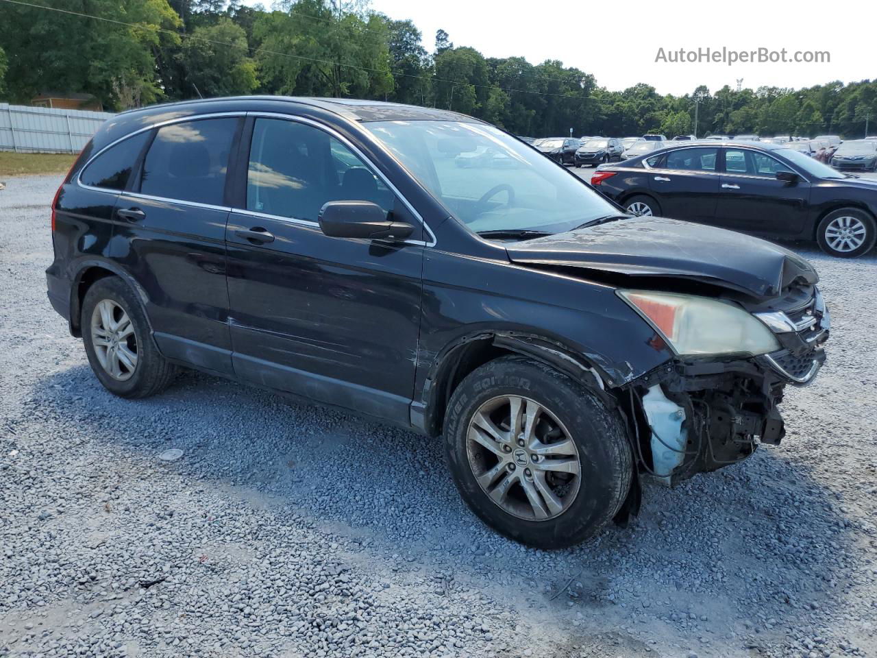 2010 Honda Cr-v Ex Черный vin: 5J6RE4H56AL058611