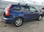 2010 Honda Cr-v Ex Синий vin: 5J6RE4H56AL075005