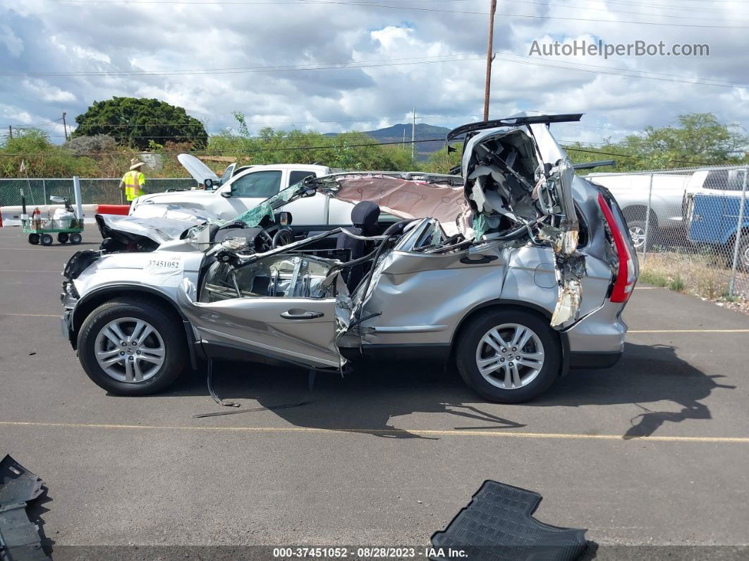 2010 Honda Cr-v Ex Silver vin: 5J6RE4H57AL005397