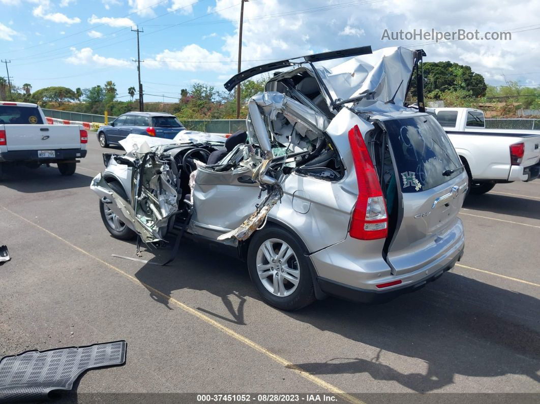 2010 Honda Cr-v Ex Silver vin: 5J6RE4H57AL005397