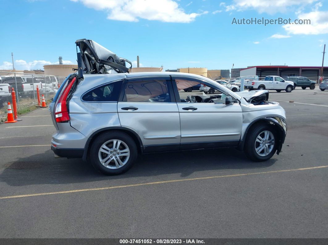 2010 Honda Cr-v Ex Silver vin: 5J6RE4H57AL005397