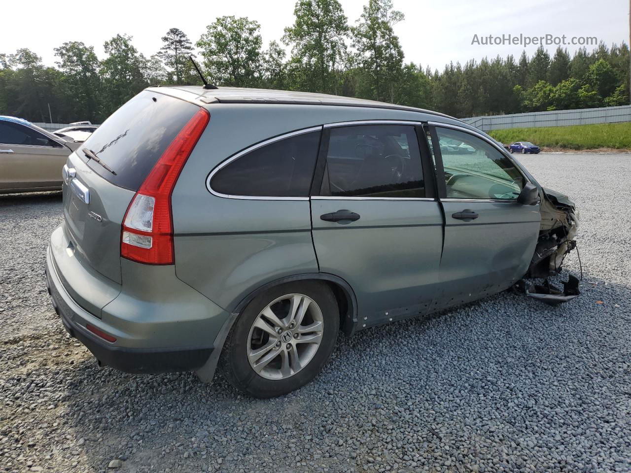 2010 Honda Cr-v Ex Turquoise vin: 5J6RE4H57AL084358