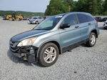 2010 Honda Cr-v Ex Turquoise vin: 5J6RE4H57AL084358