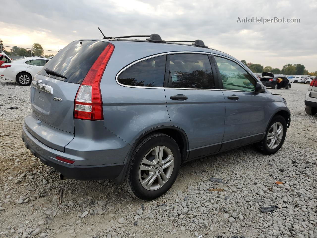 2010 Honda Cr-v Ex Синий vin: 5J6RE4H58AL081887