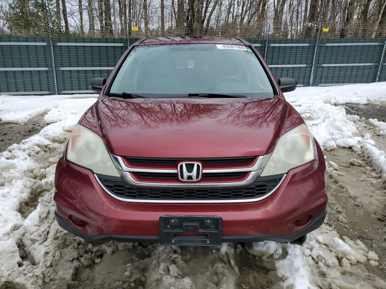 2010 Honda Cr-v Ex Красный vin: 5J6RE4H59AL035159