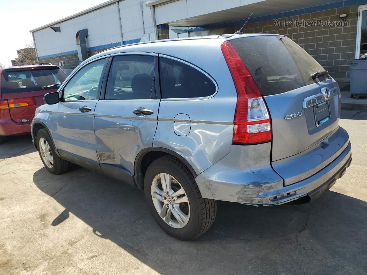 2010 Honda Cr-v Ex Blue vin: 5J6RE4H59AL084331