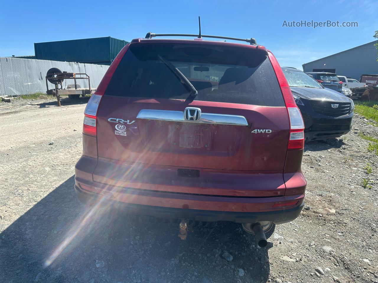 2010 Honda Cr-v Ex Red vin: 5J6RE4H59AL803173