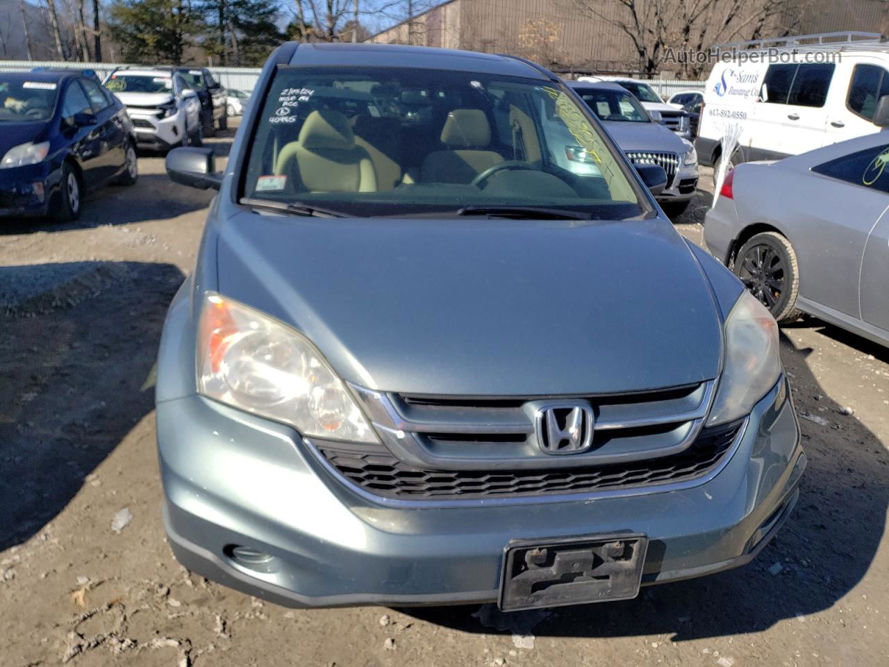 2010 Honda Cr-v Ex Blue vin: 5J6RE4H5XAL016099