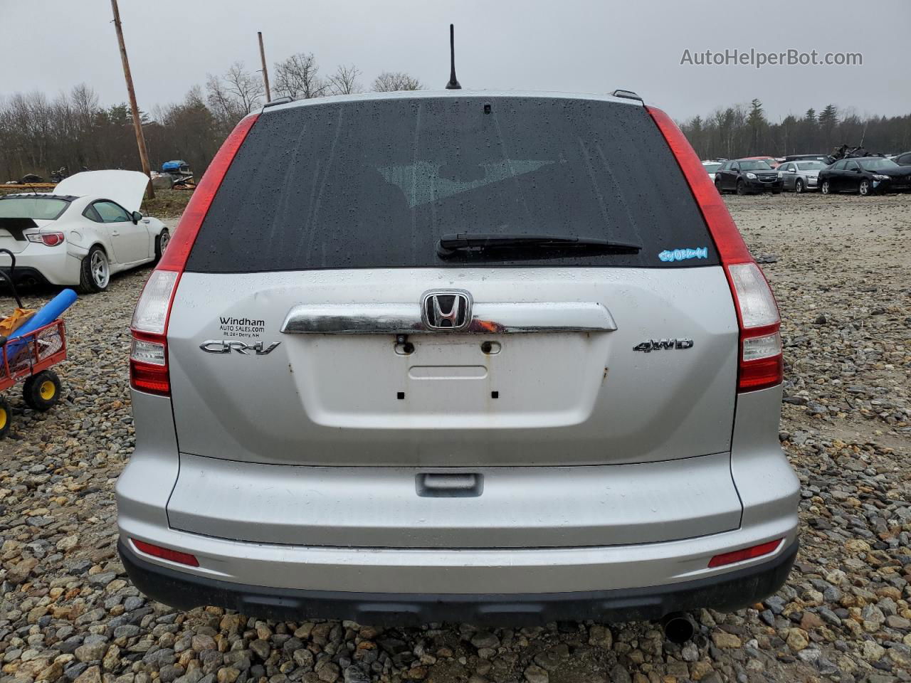 2010 Honda Cr-v Ex Silver vin: 5J6RE4H5XAL073919