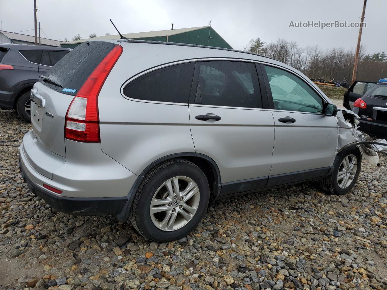 2010 Honda Cr-v Ex Silver vin: 5J6RE4H5XAL073919