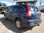 2010 Honda Cr-v Exl Blue vin: 5J6RE4H70AL042261