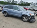 2010 Honda Cr-v Exl Blue vin: 5J6RE4H70AL044995