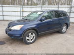 2010 Honda Cr-v Ex-l Navy vin: 5J6RE4H70AL058069