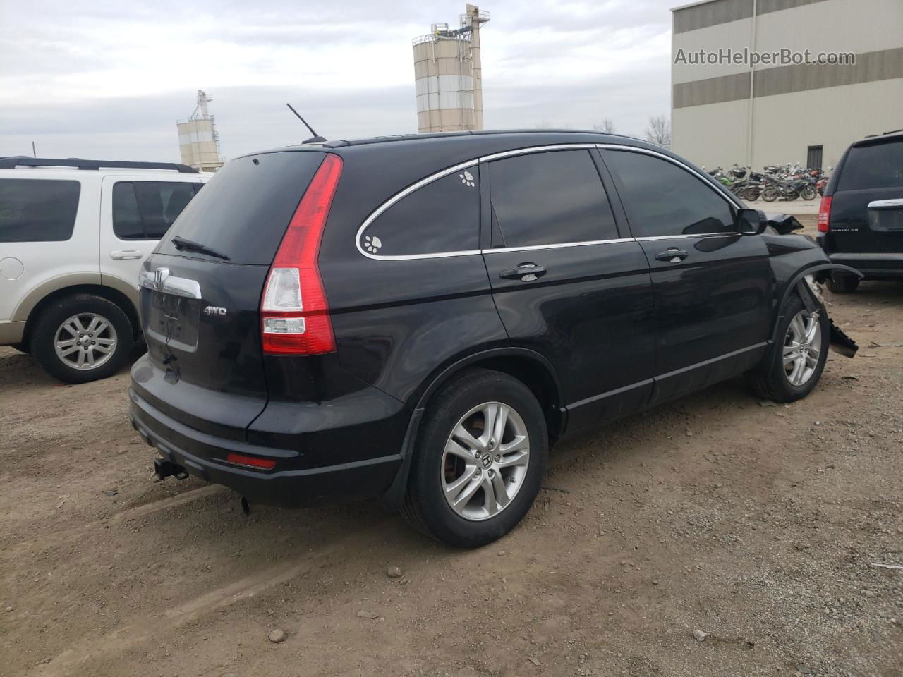 2010 Honda Cr-v Exl Черный vin: 5J6RE4H70AL098782