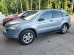 2010 Honda Cr-v Exl Blue vin: 5J6RE4H71AL057528