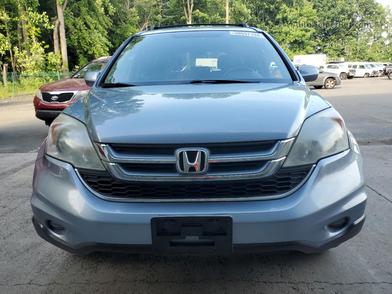 2010 Honda Cr-v Exl Blue vin: 5J6RE4H71AL057528