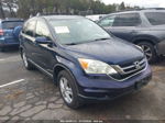 2010 Honda Cr-v Ex-l Blue vin: 5J6RE4H72AL011271