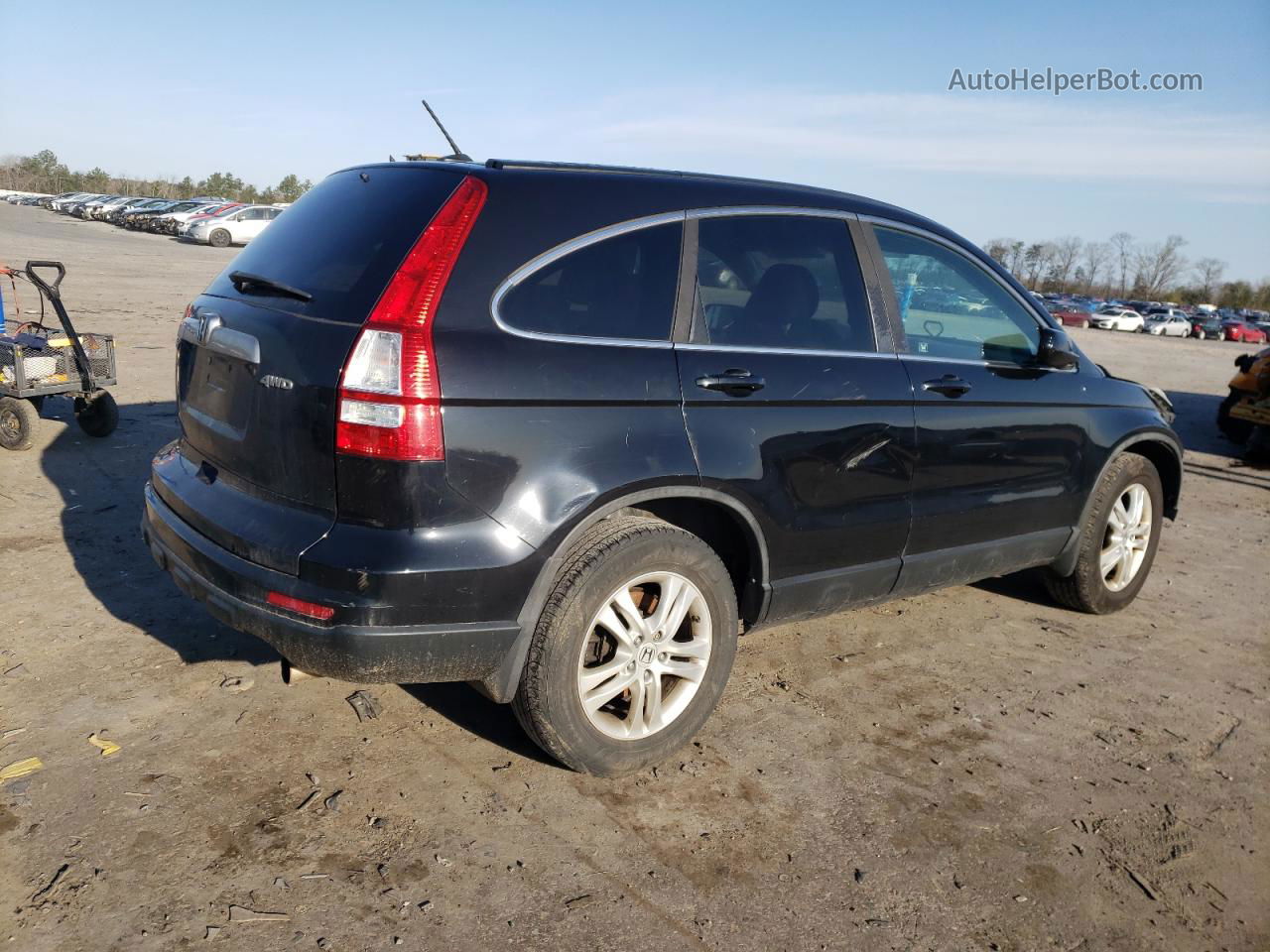 2010 Honda Cr-v Exl Black vin: 5J6RE4H72AL058364