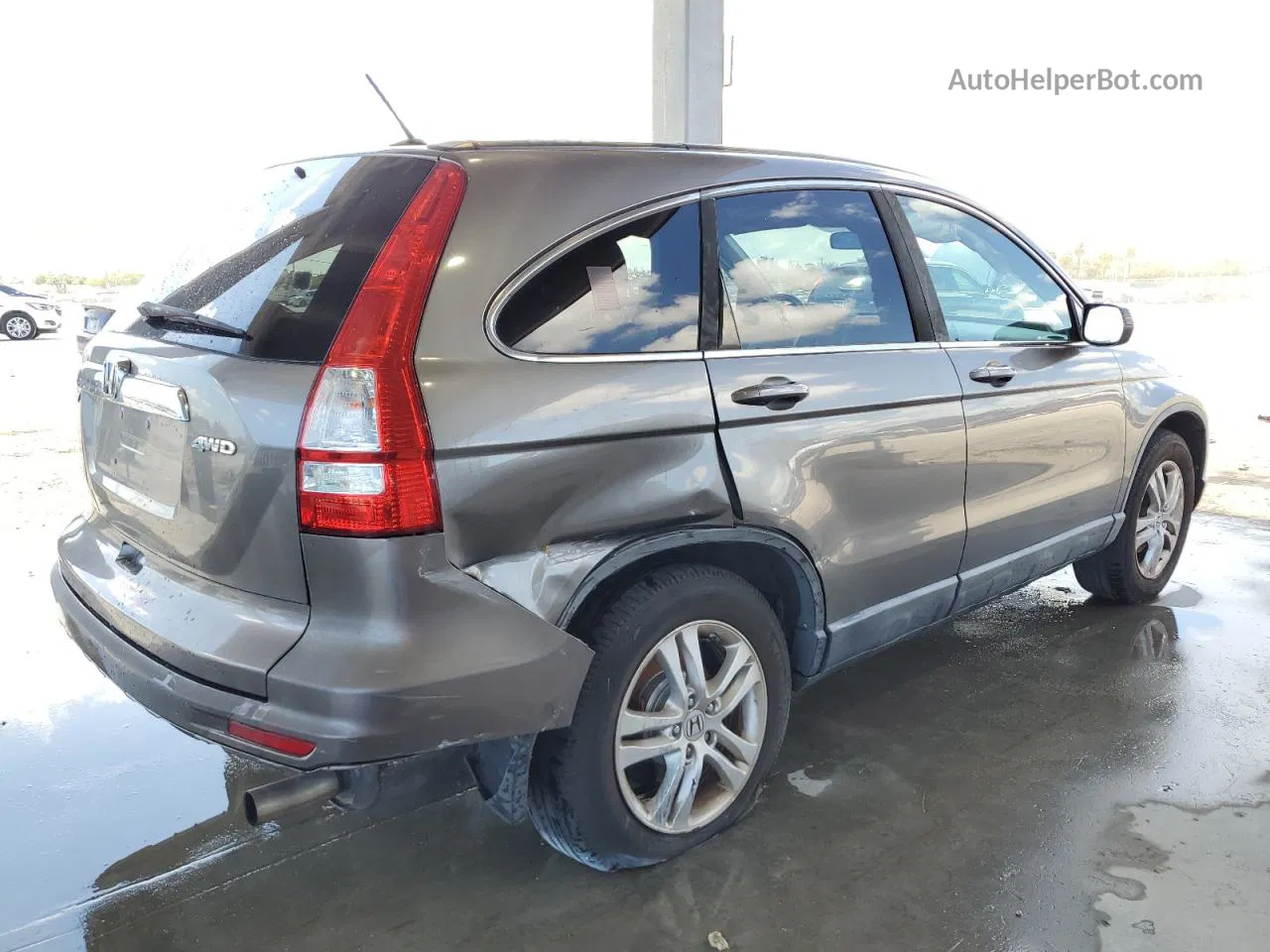 2010 Honda Cr-v Exl Gray vin: 5J6RE4H73AL001803