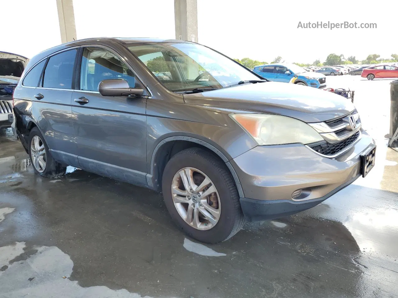 2010 Honda Cr-v Exl Gray vin: 5J6RE4H73AL001803