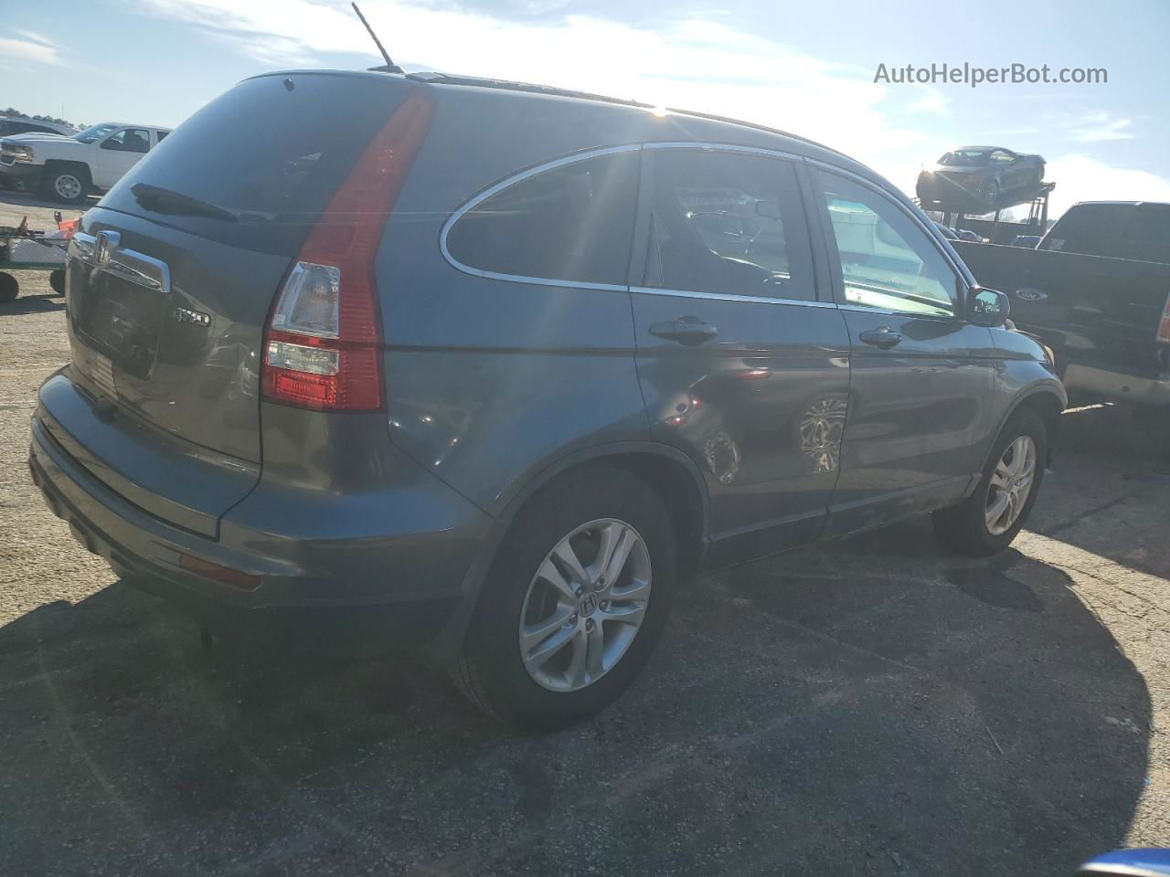 2010 Honda Cr-v Exl Gray vin: 5J6RE4H73AL056588