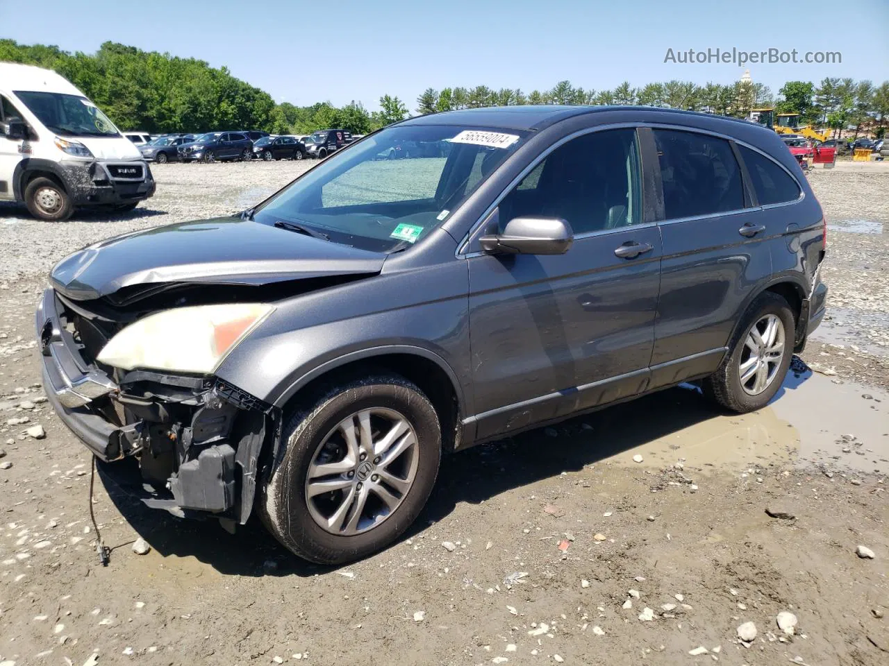 2010 Honda Cr-v Exl Серый vin: 5J6RE4H73AL100475